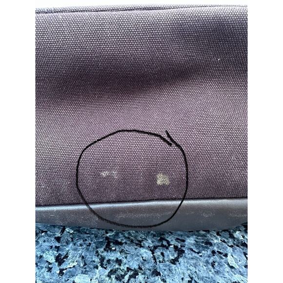 Coach Beige Heritage Web Backpack MISSING ZIP HANDLES - Picture 5 of 12